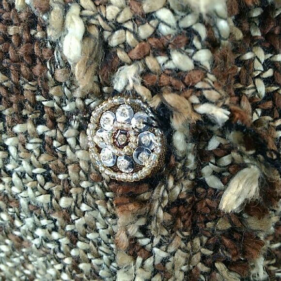 Connection 18 acrylic jacket with brown tones - Picture 5 of 8